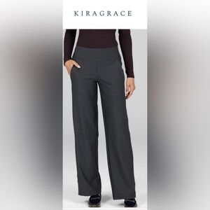Kira Grace Women's Charcoal Gray Travel Pants